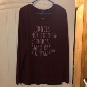 Soft Modern Canvas fall sweater size XXL. NWT